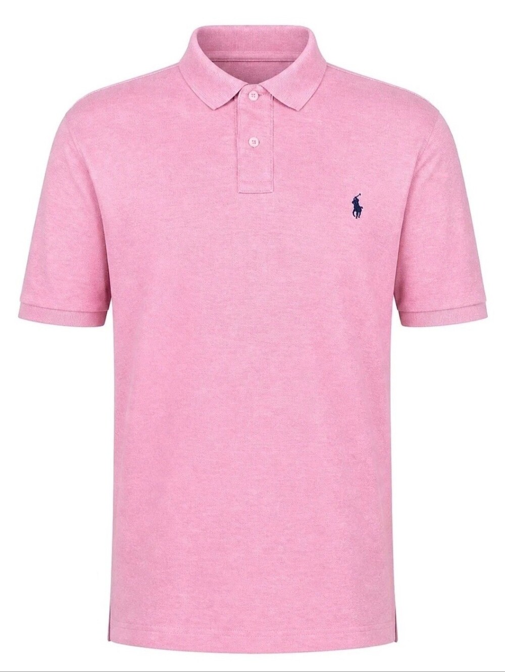 Ralph Lauren Polo Shirt Mens XXL Pink Lightweight Short Sleeve Cotton Blue Pony